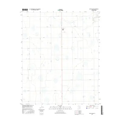 2016 Map of South Plains, 2016 Print