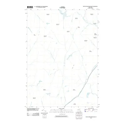 2010 Map of South Pond Mountain, 2010 Print