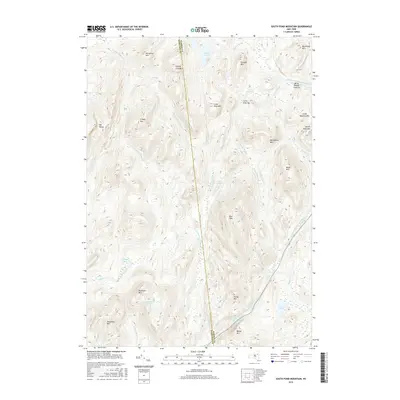 2016 Map of South Pond Mountain, 2016 Print