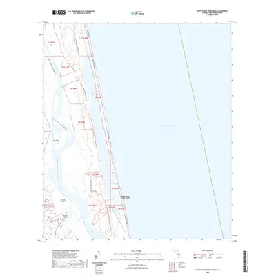 2021 Map of South Ponte Vedra Beach, 2021 Print