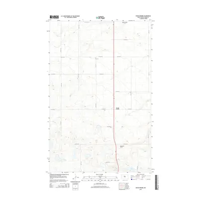2014 Map of South Prairie, 2014 Print