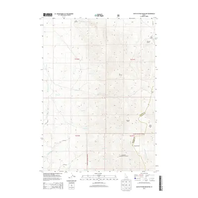 2013 Map of South Putnam Mountain, 2013 Print