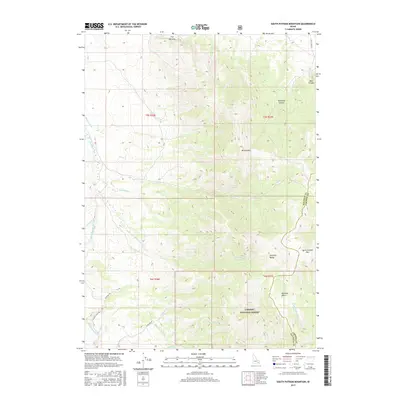 2017 Map of South Putnam Mountain, 2017 Print