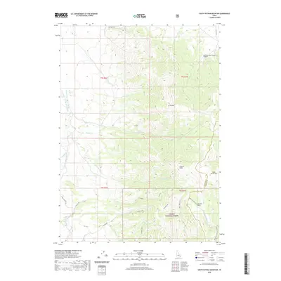 2020 Map of South Putnam Mountain, 2020 Print