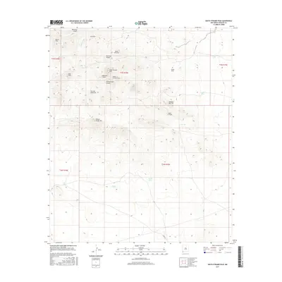 2017 Map of South Pyramid Peak, 2017 Print