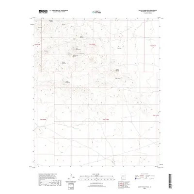 2020 Map of South Pyramid Peak, 2020 Print