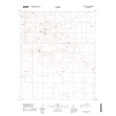 2023 Map of South Pyramid Peak, 2023 Print