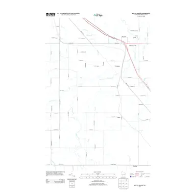 2013 Map of South Range, 2013 Print