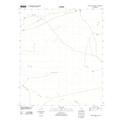 2010 Map of South Rector Canyon, 2010 Print