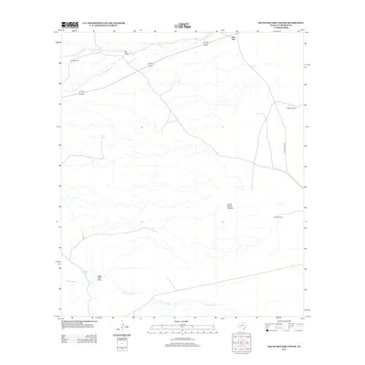 2012 Map of South Rector Canyon, 2012 Print