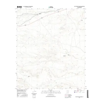 2016 Map of South Rector Canyon, 2016 Print