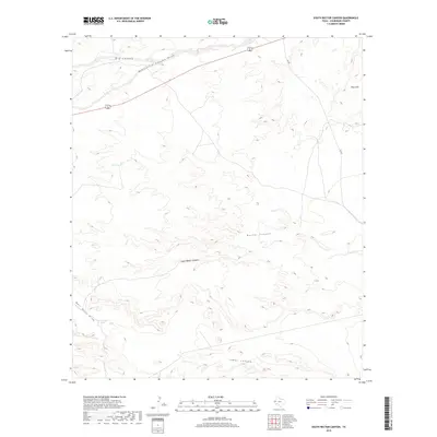 2019 Map of South Rector Canyon, 2019 Print