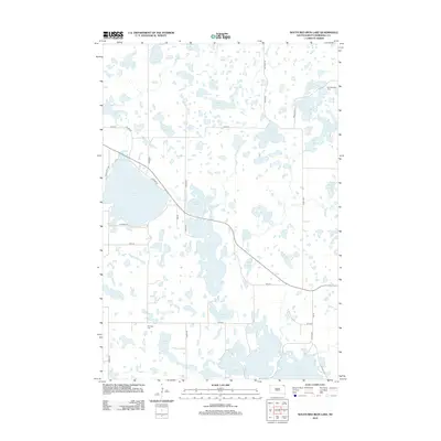 2012 Map of South Red Iron Lake, 2012 Print