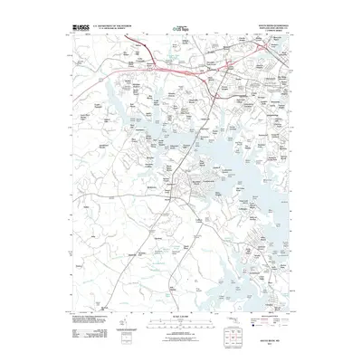 2011 Map of South River, 2011 Print