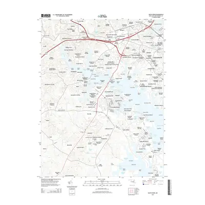 2014 Map of South River, 2014 Print