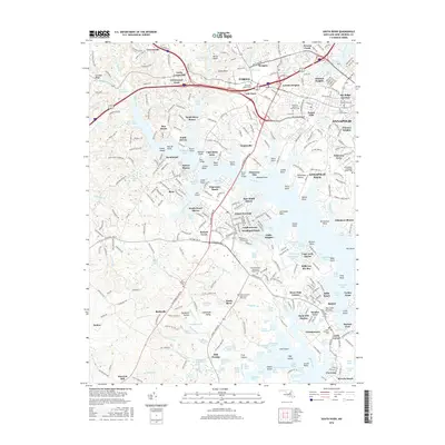 2016 Map of South River, 2016 Print