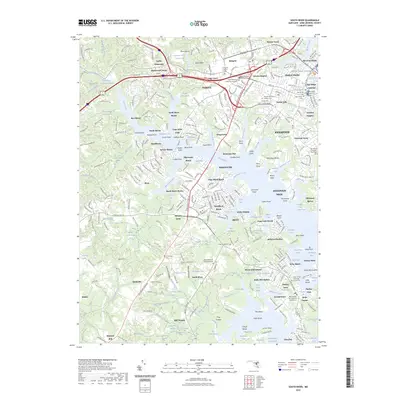 2023 Map of South River, 2023 Print