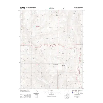 2013 Map of South River Peak, 2013 Print