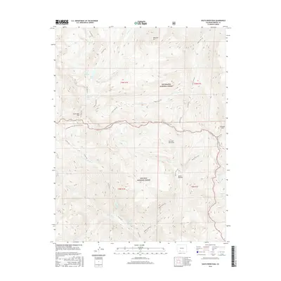 2016 Map of South River Peak, 2016 Print