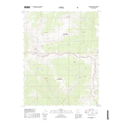 2019 Map of South River Peak, 2019 Print