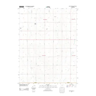 2013 Map of South Roggen, 2013 Print