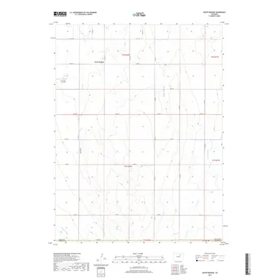 2019 Map of South Roggen, 2019 Print