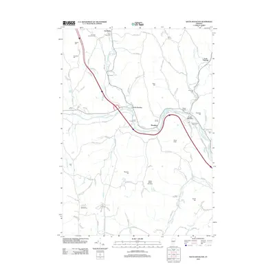 2012 Map of South Royalton, 2012 Print