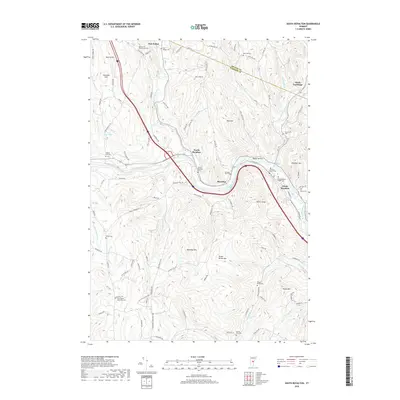 2018 Map of South Royalton, 2018 Print