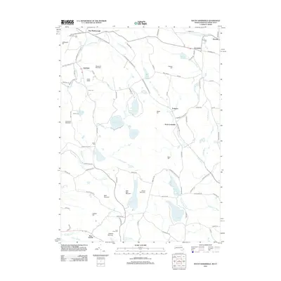 2012 Map of South Sandisfield, 2012 Print
