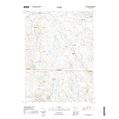 2018 Map of South Sandisfield, 2018 Print