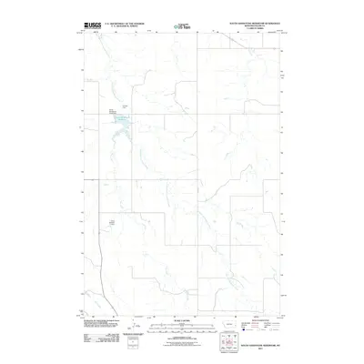 2011 Map of South Sandstone Reservoir, 2011 Print