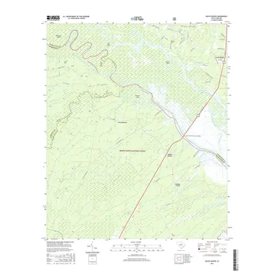 2017 Map of South Santee, 2017 Print