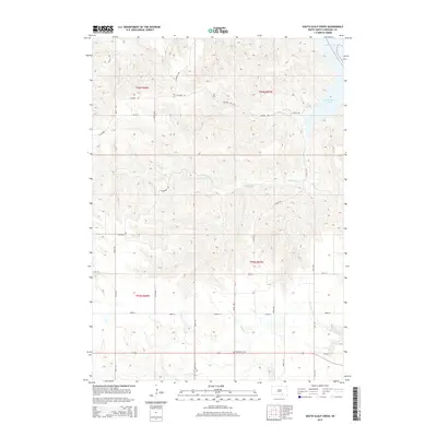 2015 Map of South Scalp Creek, 2015 Print