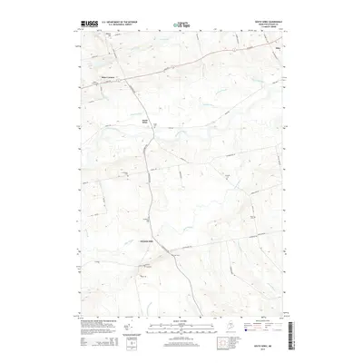 2014 Map of South Sebec, 2014 Print