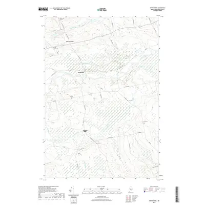 2018 Map of South Sebec, 2018 Print