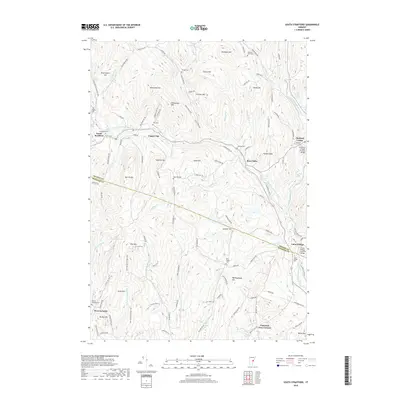 2018 Map of South Strafford, 2018 Print