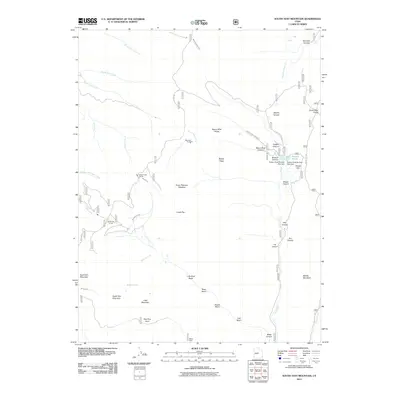 2011 Map of South Tent Mountain, 2011 Print