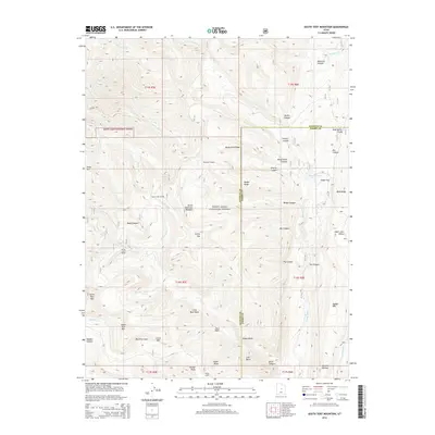 2014 Map of South Tent Mountain, 2014 Print
