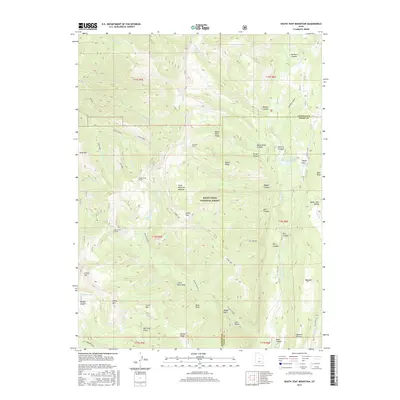 2017 Map of South Tent Mountain, 2017 Print