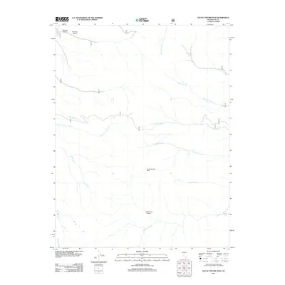 2011 Map of South Toiyabe Peak, 2011 Print