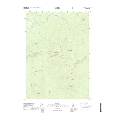 2021 Map of South Twin Mountain, 2021 Print
