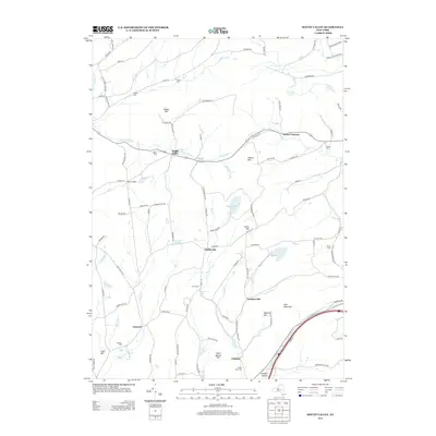 2013 Map of South Valley, 2013 Print