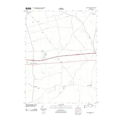 2010 Map of South Vienna, 2010 Print