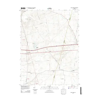 2013 Map of South Vienna, 2013 Print