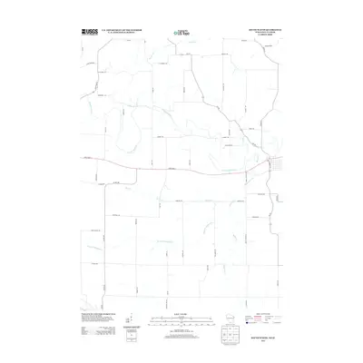 2013 Map of South Wayne, 2013 Print