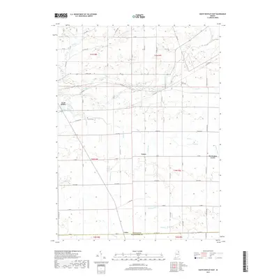 2019 Map of South Whitley East, 2019 Print