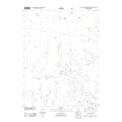 2012 Map of South Yolla Bolly Mountains, 2012 Print