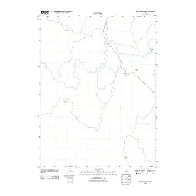 2011 Map of Southam Canyon, 2011 Print