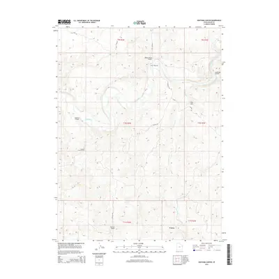 2014 Map of Southam Canyon, 2014 Print