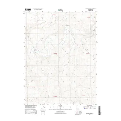 2017 Map of Southam Canyon, 2017 Print